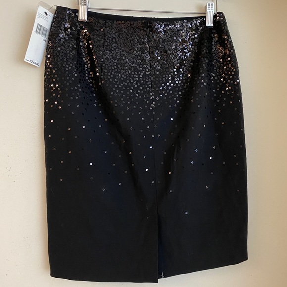 DKNY Black Sequin Mini Skirt - Picture 2 of 3